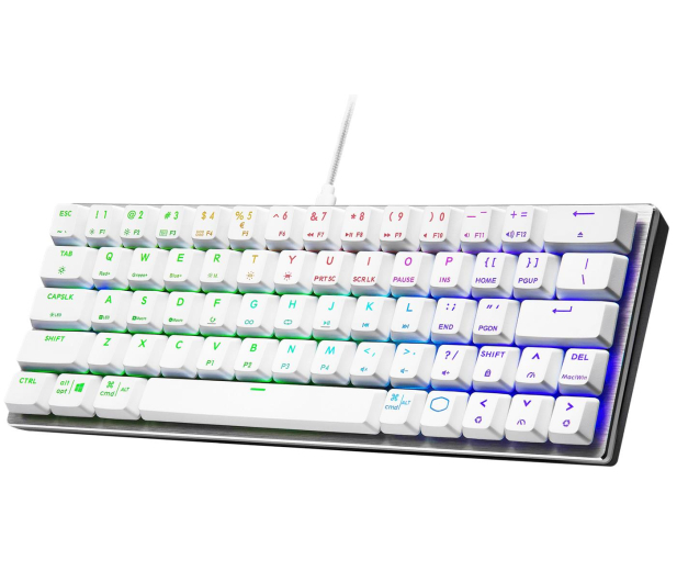 COOLER MASTER Klawiatura SK620 podświetlenie RGB low profile switch red SK-620-SKTR1-US - 741788 - zdjęcie 2